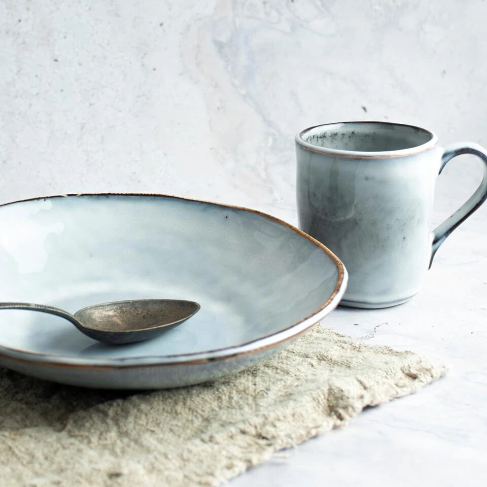 Dutch Rose Giftset 4 Bekers Blauw 39 Cl. - Afbeelding 4