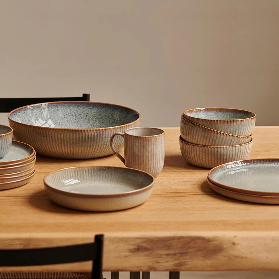 Dutch Rose Sapphire Bord 28 Grijs - Afbeelding 3