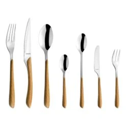 Amefa Eclat Nature - 26-delige Bestekset Voor 4 Personen - Wood Look