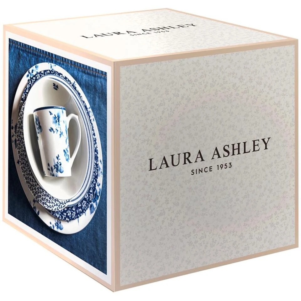 Laura Ashley Giftset 16 Delig Dinnerset - Afbeelding 3