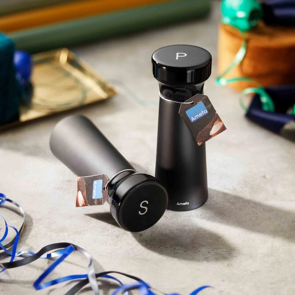 Amefa Modern - Peper- En Zoutmolenset - Zwart - 15 Cm - Afbeelding 2