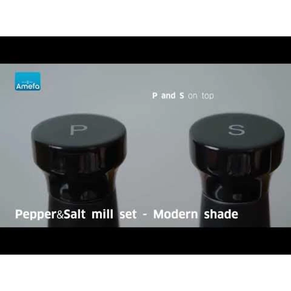 Amefa Modern - Peper- En Zoutmolenset - Zwart - 15 Cm - Afbeelding 4