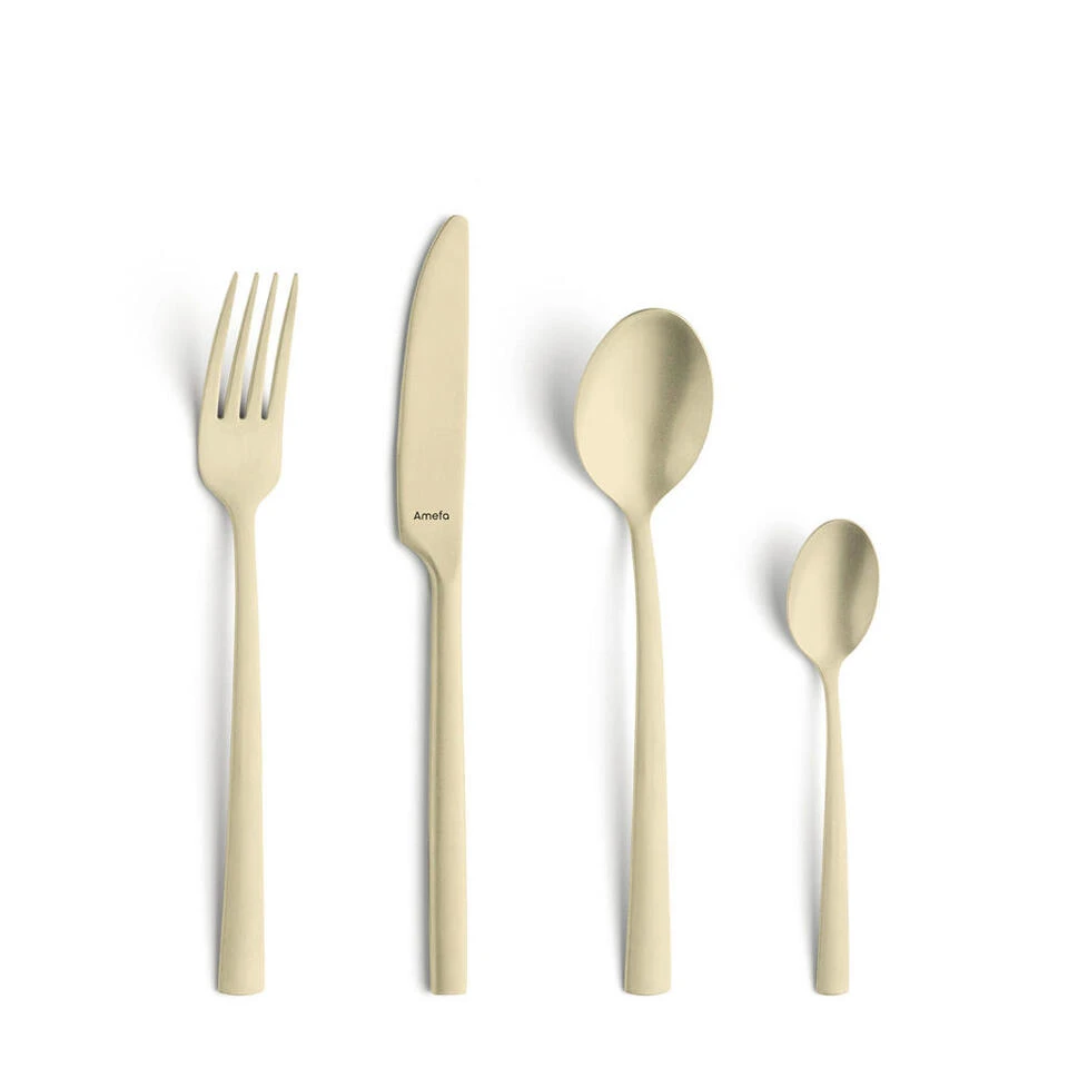 Amefa Manille - 16-delige Bestekset Voor 4 Personen - Stonewash Champagne