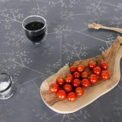 PVC Tafelzeil Takken - Grijs - 140 X 240 Cm