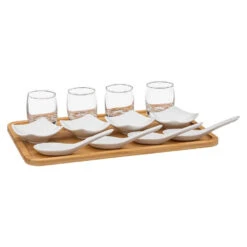 5Five Amuse/aperitief Set - Hapjes/saus/tapas - Porselein - 4 Personen