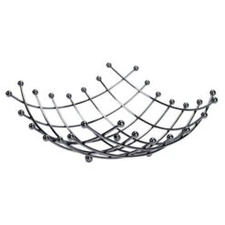 Cosy&Trendy Fruitschaal Gebogen - 31 X 31 Cm - Zwart