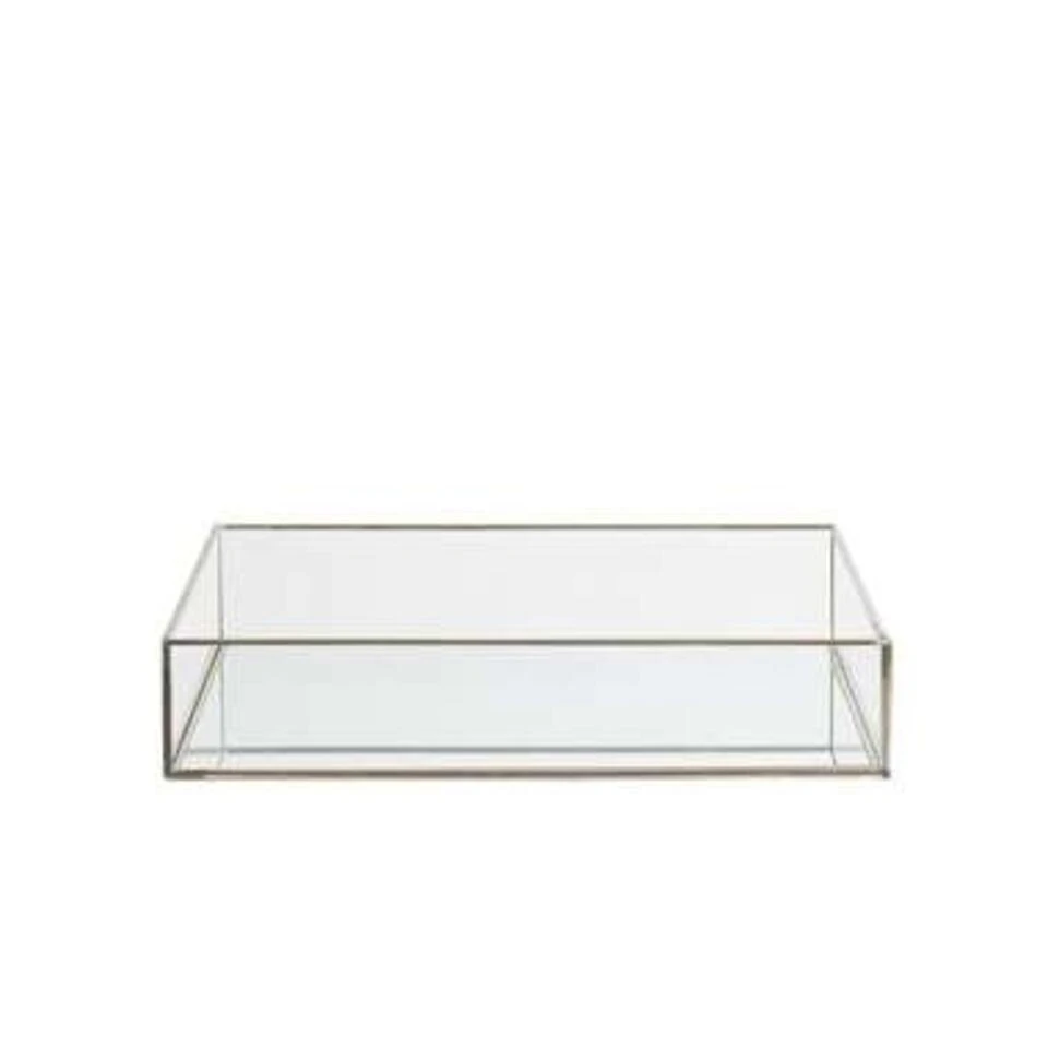 Beliani Blad GRENOBLE - Zilver Glas - Afbeelding 3