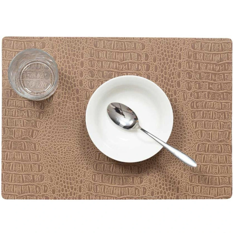 Wicotex Placemat Coko - Beige - Antislip - 43 X 30 Cm - Afbeelding 2