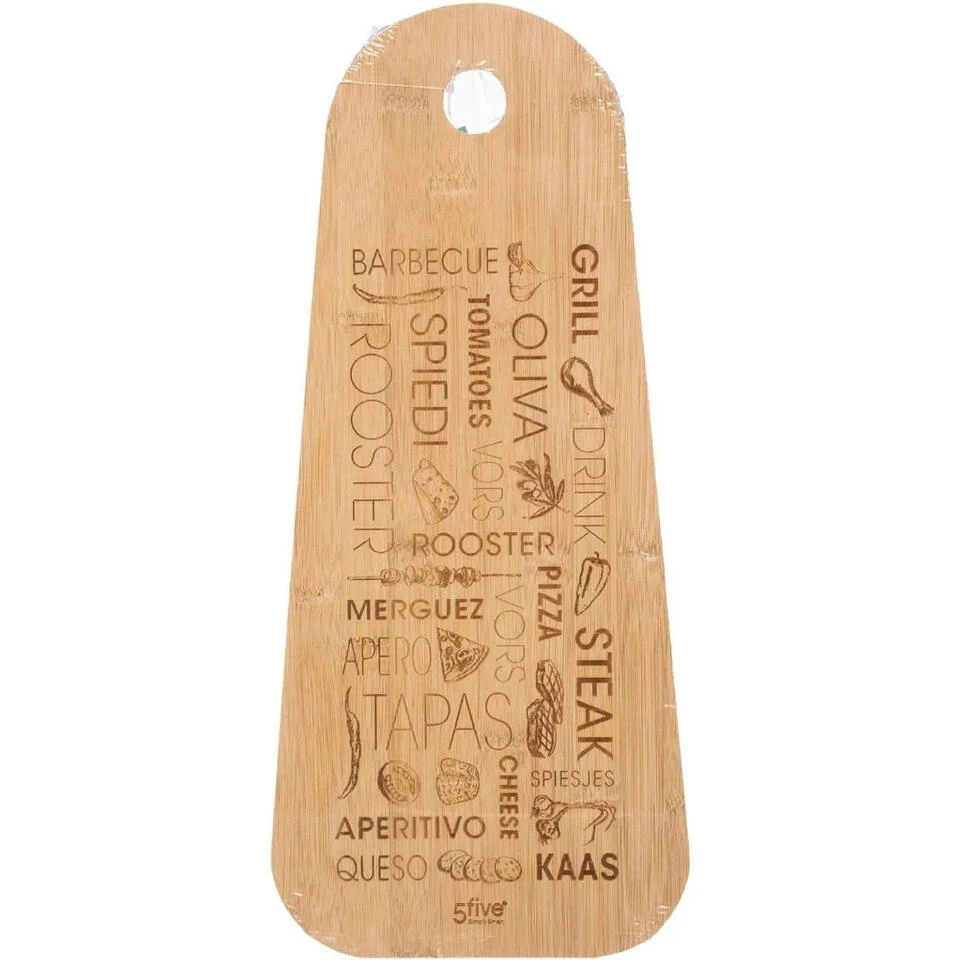 Secret De Gourmet Serveerplank - Bamboe - Tapas - 45 X 19 Cm - Afbeelding 2