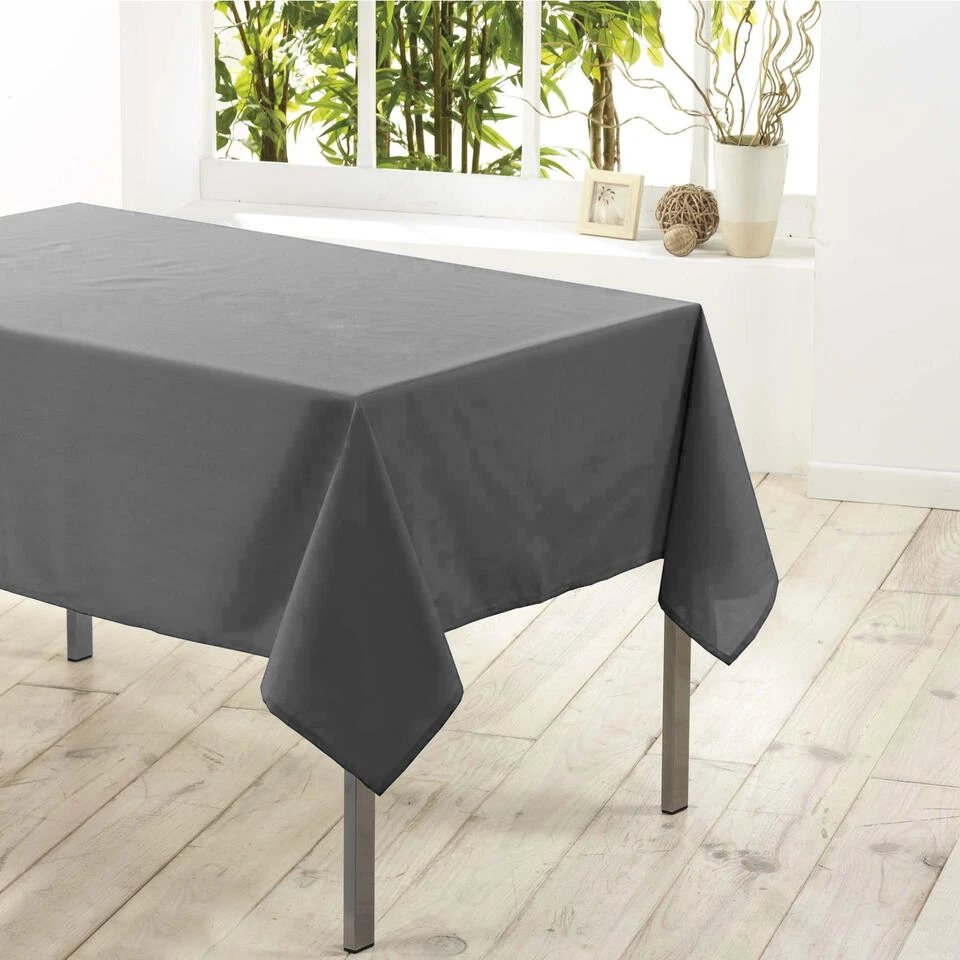 Wicotex Tafellaken - Donkergrijs - Polyester - 140 X 200 Cm - Afbeelding 2