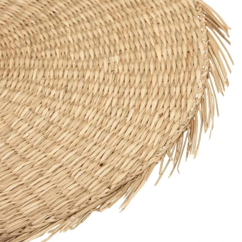 Secret De Gourmet Placemat - Raffia Naturel - Rond - 38 Cm - Afbeelding 3