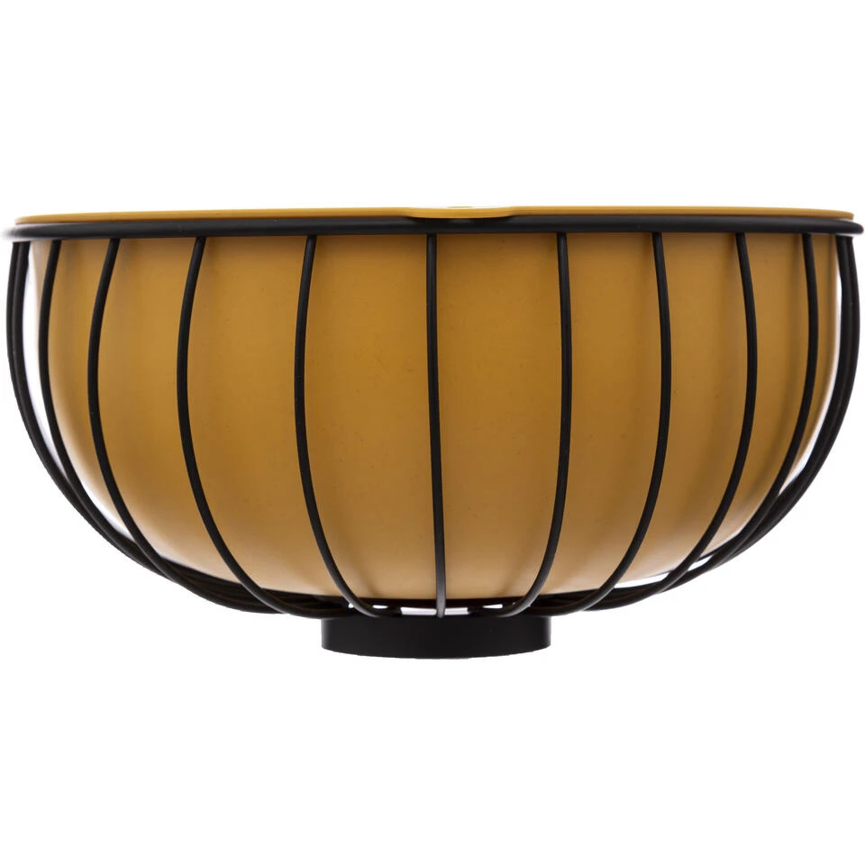 Secret De Gourmet Fruitschaal - Met Inzetbakje - Okergeel - 30x20 Cm - Afbeelding 2