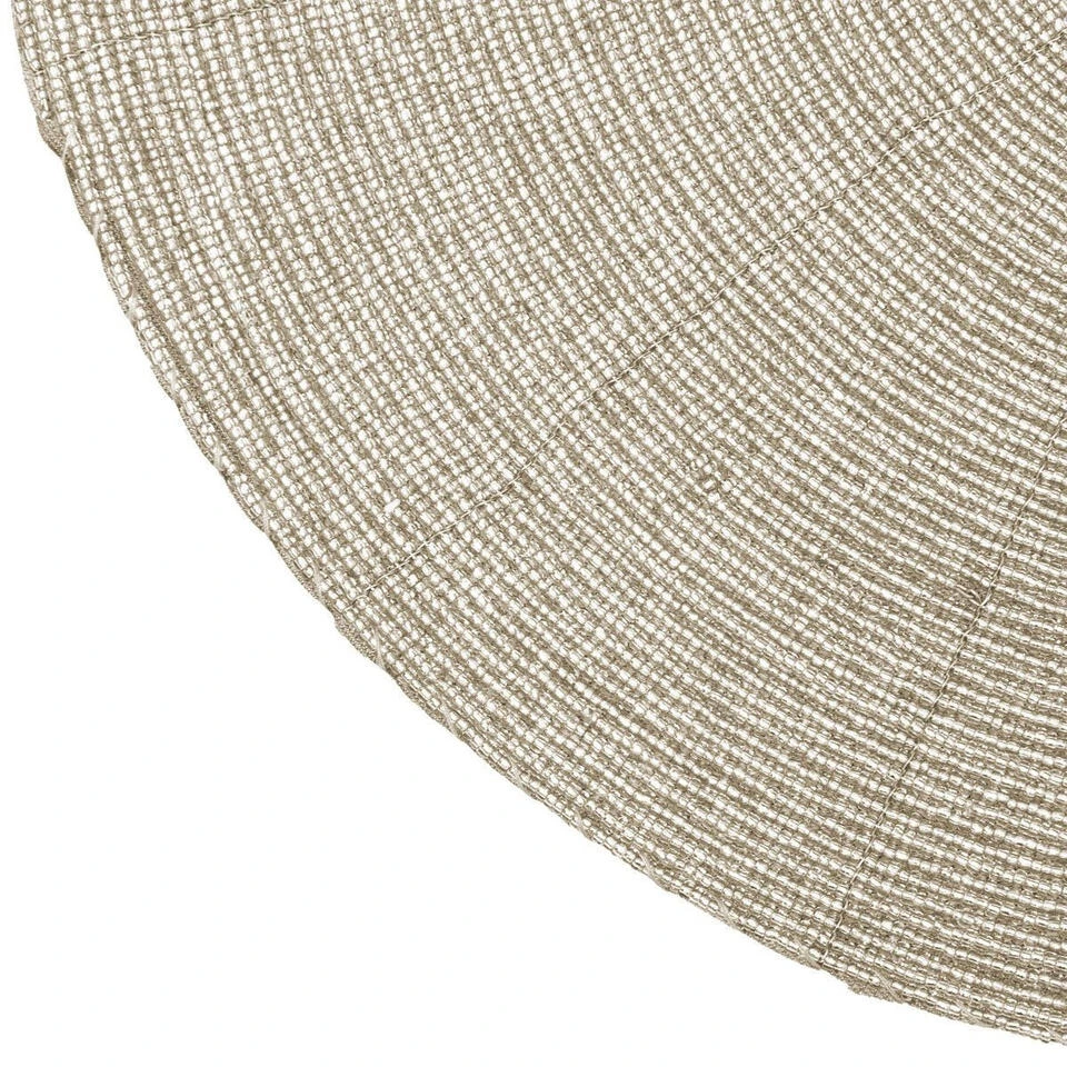 Secret De Gourmet Placemat - Kralen Goud - Rond - 35 Cm - Afbeelding 2